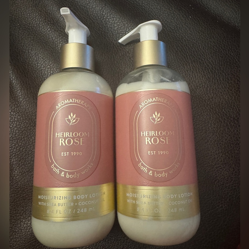 Bath & Body Works Aromatherapy Heirloom Rose Body Lotion - Pink and Cream